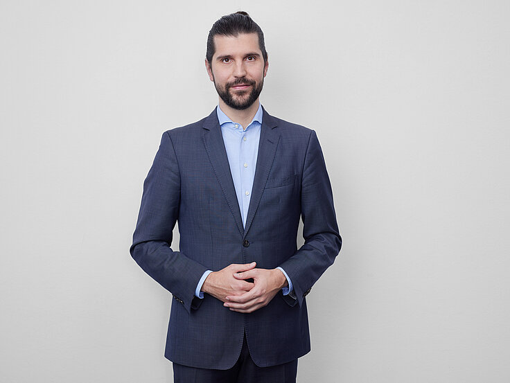 Portrait von Moritz Ahlers