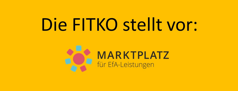 Bild eines Einkaufswagens mit dem Logo des "Marktplatz für EfA-Leistungen"