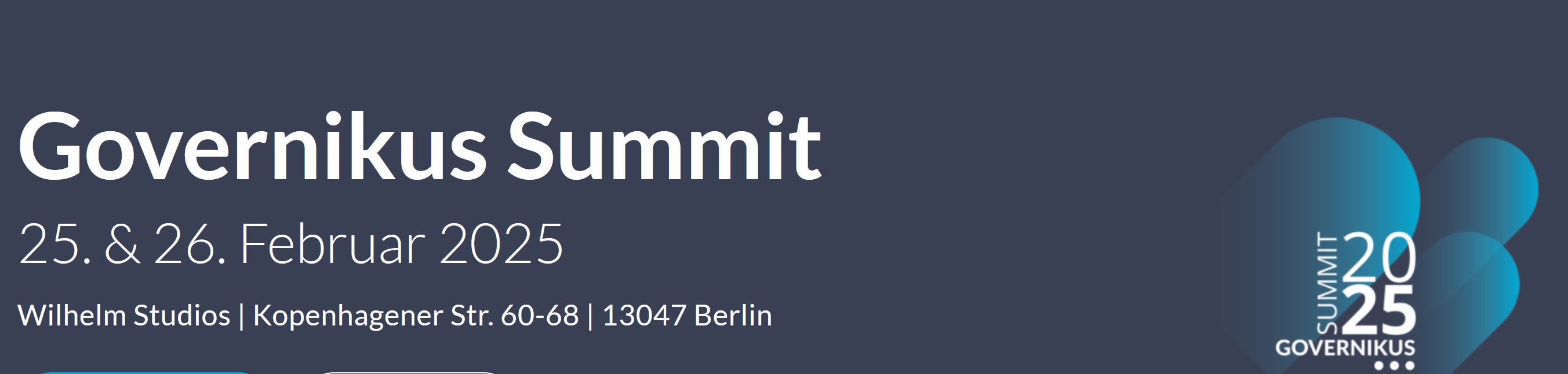 Banner mit Schriftzug "Governikus Summit"